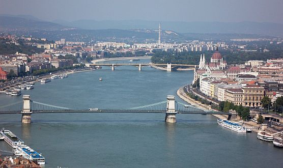 Novotel Budapest Danube - vista panoramica del Danubio