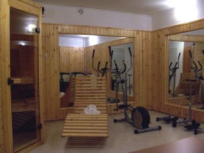 Sala fitness e sauna all'Hotel Walzer a Budapest